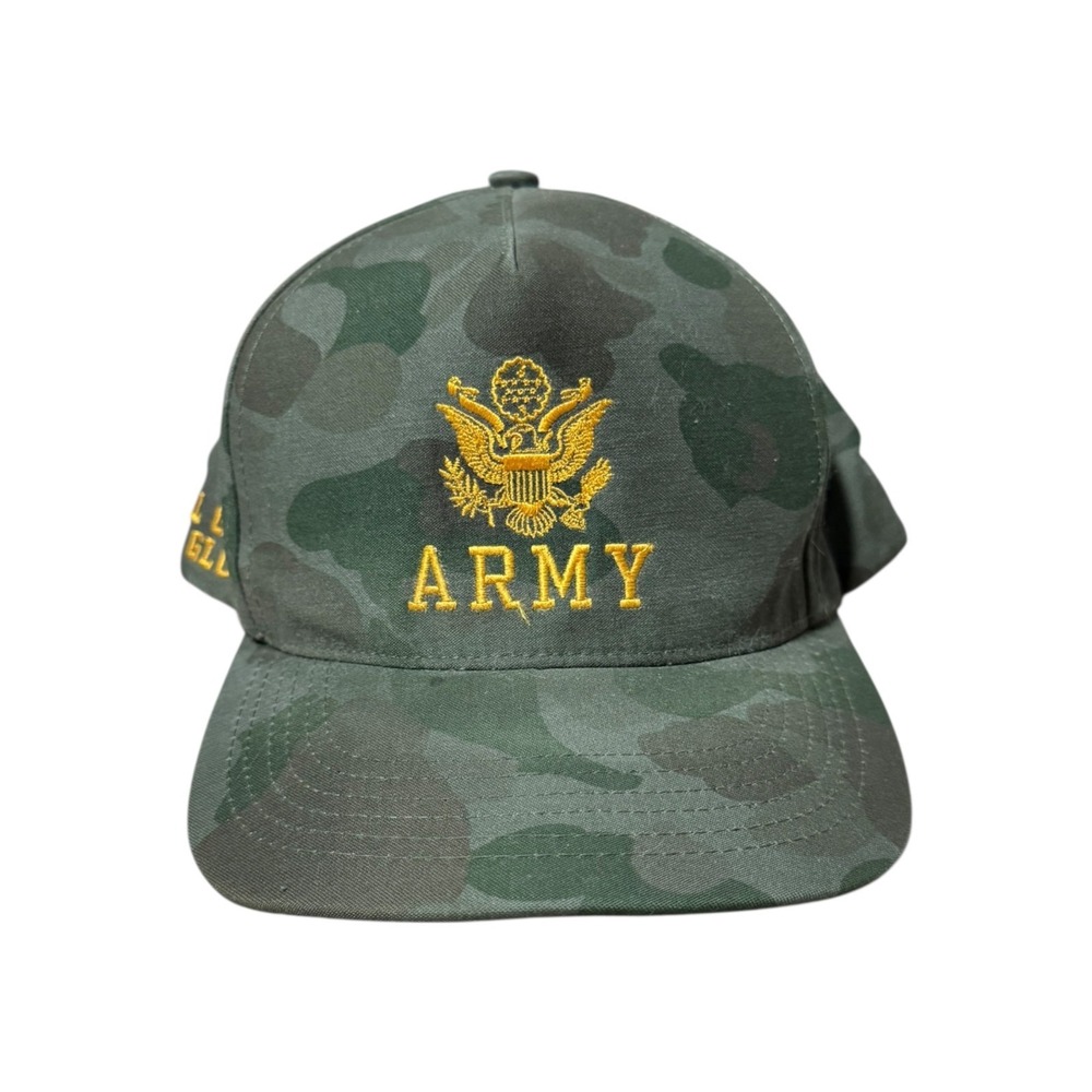 Supreme Army 5-panel Hat Mens OS Green Good SS12 Camo All Guts No Glory Cap